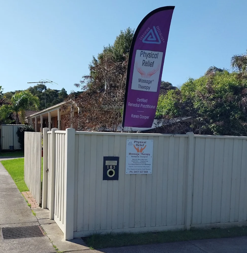 Physical Relief Massage Therapy clinic exterior